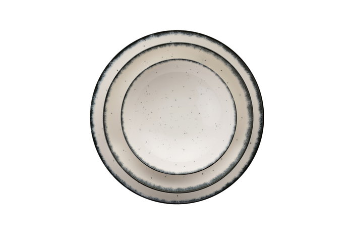 Hermia Vajilla de Porcelana Multicolor de 24 Piezas